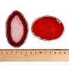 Dyed & Heated Natural Agate Slice Cabochons GG-CBAAF67-01H-3