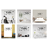 PVC Quotes Wall Sticker DIY-WH0200-011-5