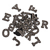 Alphabet Resin Rhinestone Patches DIY-TAC0005-45H-2