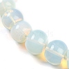 Opalite Rondelle Graduated Beaded Necklaces for Women Men NJEW-K388-02F-2