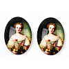 Glass Cabochons GGLA-T004-01C-1