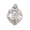 Fruit 304 Stainless Steel Pendants STAS-P418-03C-P-1