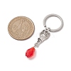 Bat Alloy & Glass Keychain KEYC-JKC00856-02-3