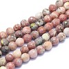 Natural Plum Blossom Jade Beads Strands G-K310-A14-8mm-1