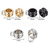 Unicraftale 12Pcs 3 Colors 304 Stainless Steel Beads STAS-UN0050-24-2