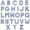52Pcs 26 Styles Alloy Rhinestone Slide Charms FIND-SC0009-81A-1