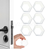 1 Set 6Pcs Self Adhesive Door Knob Bumpers AJEW-NB0006-18-1