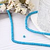 Synthetic Turquoise Beads Strands TURQ-G110-4x2mm-06-6