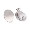 Non-Tarnish 304 Stainless Steel Stud Earring Findings STAS-Q231-10A-2