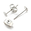 Iron Stud Earring Findings IFIN-Q001-01A-P-2
