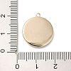 Brass Pendants Pave Shell KK-L208-72G-3