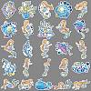 50Pcs Mermaid PET Waterproof Stickers PW-WGA3D8A-01-5