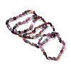 Natural Mixed Gemstone Bead Stretch Bracelets BJEW-K213-M04-2