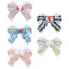 5Pcs 5 Styles Acrylic Spacer Beads OACR-TA0001-66-2