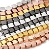 Electroplate Glass Beads Strands EGLA-F166-03B-1