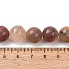 Natural Violet Strawberry Quartz Beads Strands G-T150-A08-12mm-5