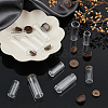   12 Sets 2 Style Glass Wish Bottle Pendants GLAA-PH0001-94-2