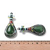 Tibetan Style Alloy Brooches JEWB-A021-04AS-04-3