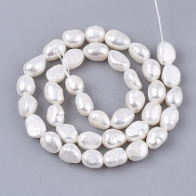 Natural Cultured Freshwater Pearl Beads Strands PEAR-Q015-033