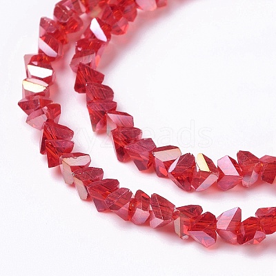 Transparent Glass Beads Strands GLAA-H022-09A-01-1