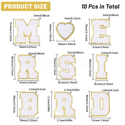 Polyester Patches DIY-CA0006-51B-1