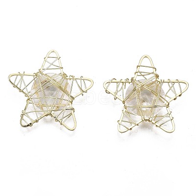 Eco-Friendly Iron Pendants X-IFIN-R245-06-NR-1