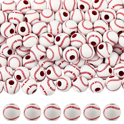 150Pcs Opaque Acrylic Round Beads MACR-PA0001-09B-1