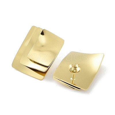 304 Stainless Steel Stud Earring EJEW-H116-01B-G-1