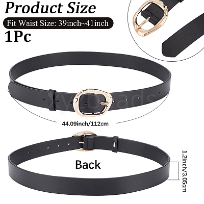 PU Leather Waist Belts AJEW-CL0004-88B-1