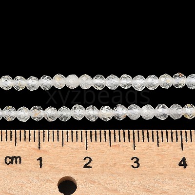 Natural White Topaz Beads Strands G-RM241221-B17-1