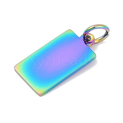 Ion Plating(IP) 304 Stainless Steel Pendants STAS-I311-31C-RC-1