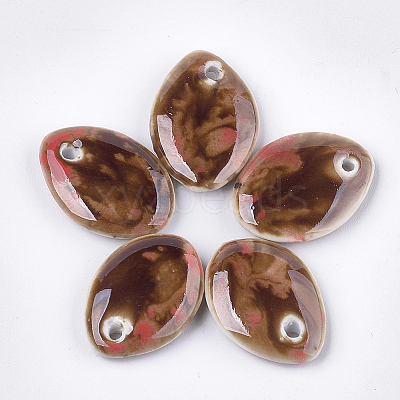 Handmade Porcelain Pendants PORC-S498-51E-1
