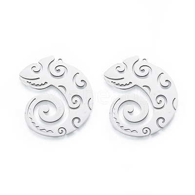 Non-Tarnish 201 Stainless Steel Pendants STAS-N090-LA927-1-1