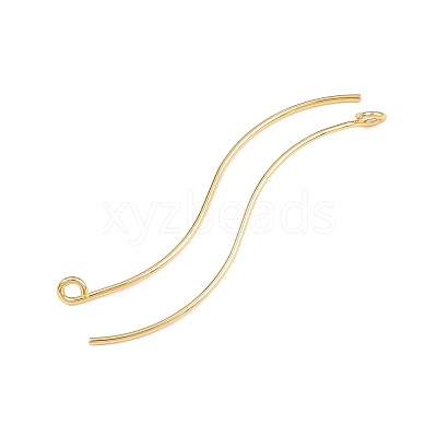 Brass Earring Findings KK-A274-17D-G-1