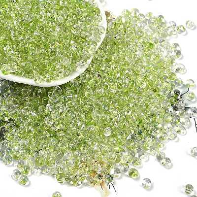 6/0 Spray Paint Fringe Glass Seed Beads X1-SEED-H003-11N-1