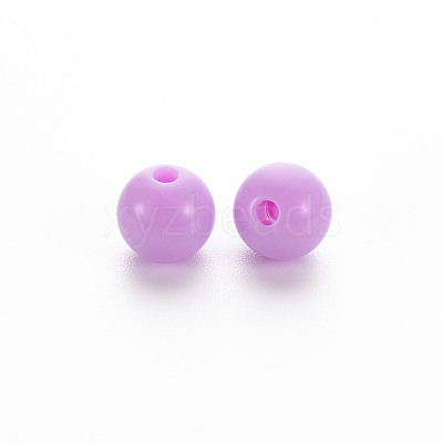 Opaque Acrylic Beads MACR-S370-C8mm-A03-1