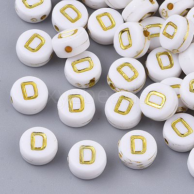 Plating Acrylic Beads PACR-R242-01D-1