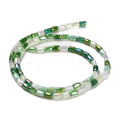 Electroplate Glass Beads Strands EGLA-D030-08C-1