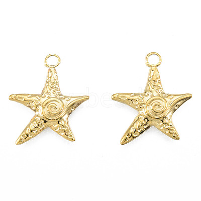 Ion Plating(IP) 201 Stainless Steel Pendants STAS-N098-230LG-1