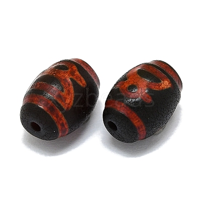 Tibetan Style dZi Beads G-Q166-01A-1