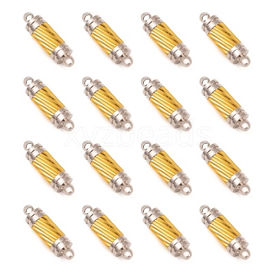 Brass Magnetic Clasps with Loops MC040-1-1
