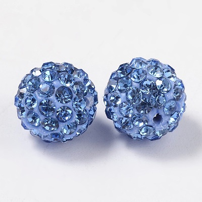 Pave Disco Ball Beads RB-H258-10MM-211-1