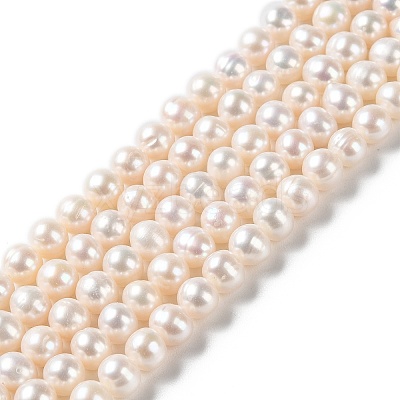 Natural Cultured Freshwater Pearl Beads Strands PEAR-E018-73-1