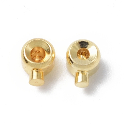 Brass Crimp Beads KK-P223-35G-1