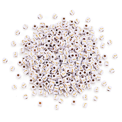 Opaque Acrylic Beads MACR-TAG0001-07J-1
