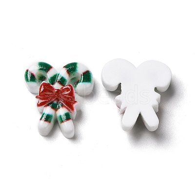 Christmas Opaque Resin Cabochons RESI-K019-24-1