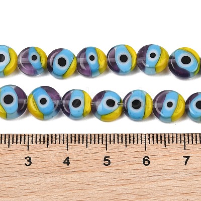 Handmade Evil Eye Lampwork Beads LAMP-C028-01-01-1