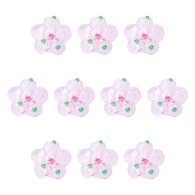 10Pcs Handmade Lampwork Beads LAMP-TADJ0001-01J-1