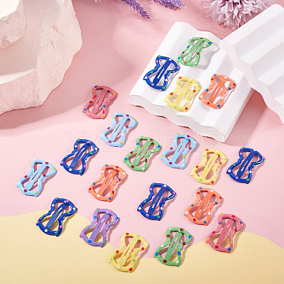 Iron Enamel Snap Hair Clips PHAR-TADJ0001-06E-1