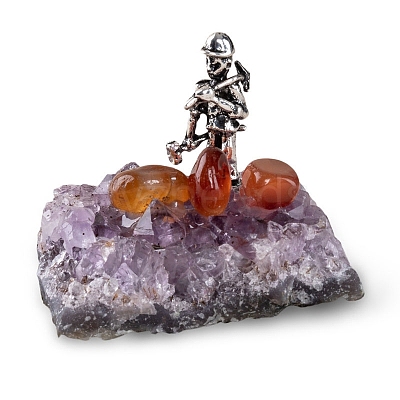 Natural Amethyst Cluster Ornaments PW-WG37425-04-1
